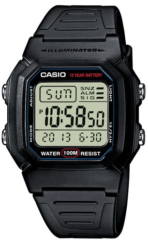 Casio digitaluhr 800h 1aves - casio, w-800h-1aves